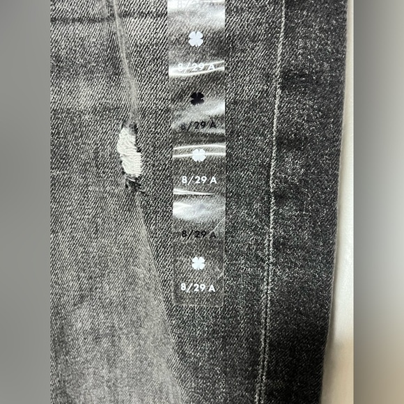 NWT Lucky Brand High Rise Drew Mom Jeans Distressed Casual Denim Cuffed Straight - Picture 10 of 16